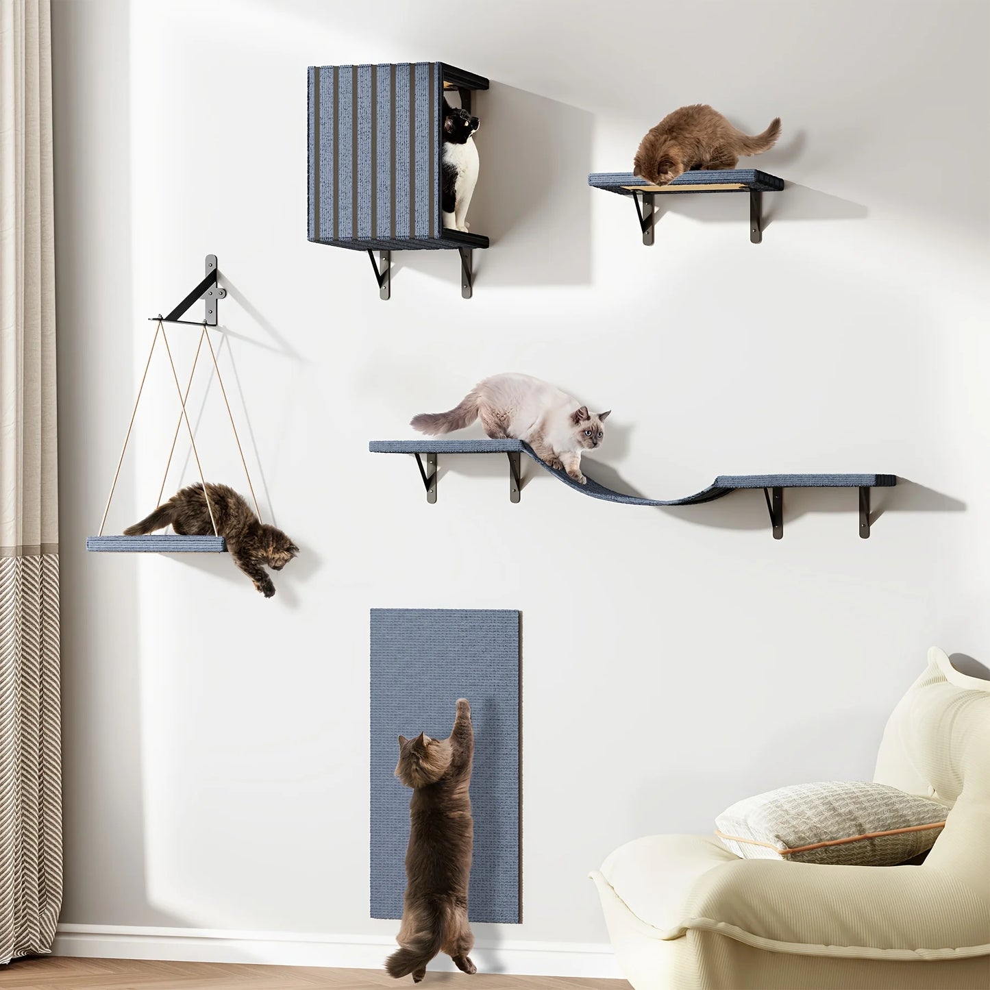 Cat Wall Shelves.