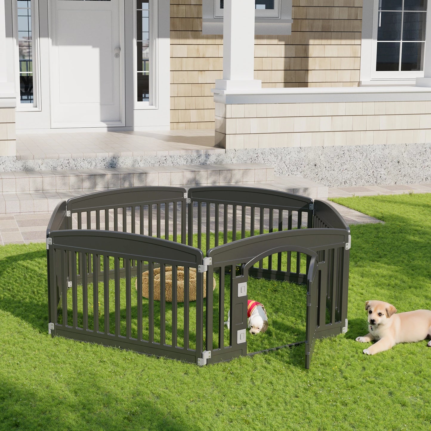 Plastic Dog Playpen.