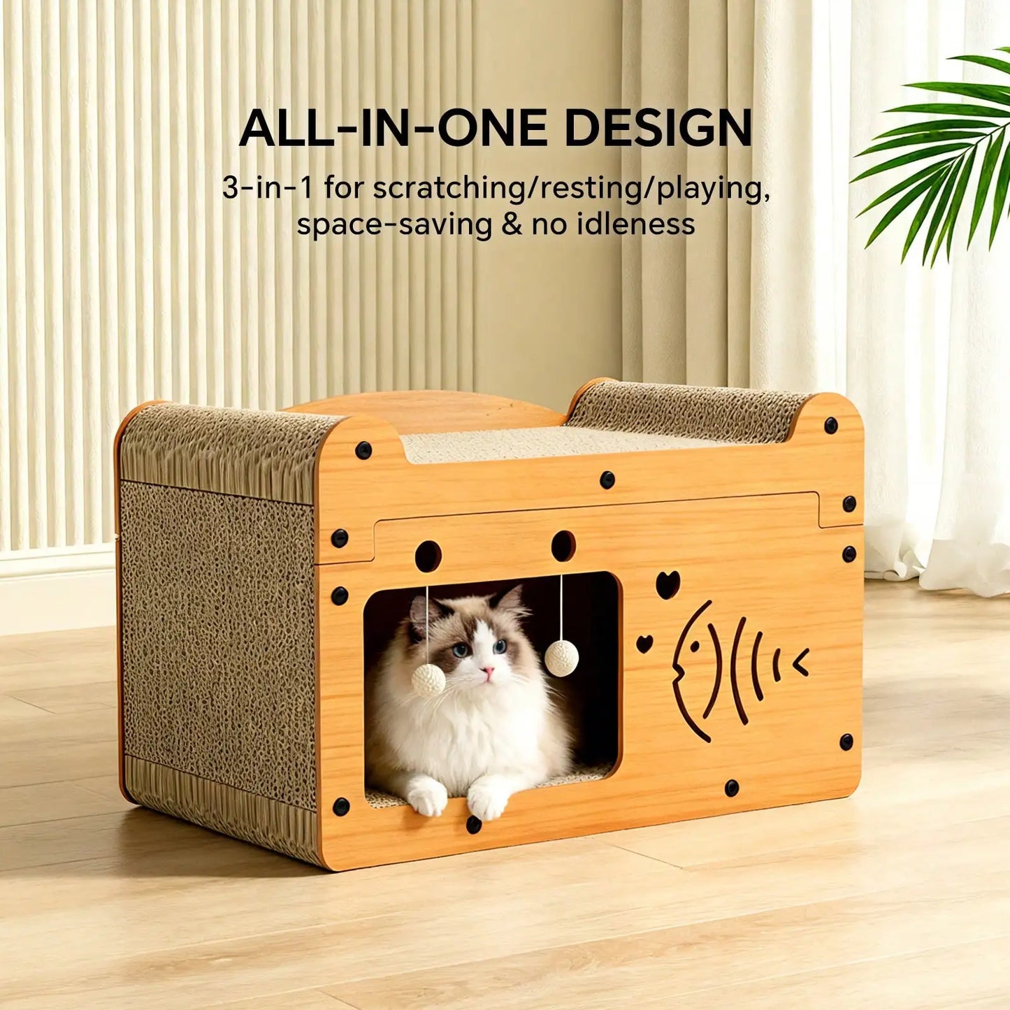 Cat Scratching Board.
