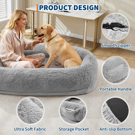 Oversized Human Dog Bed.