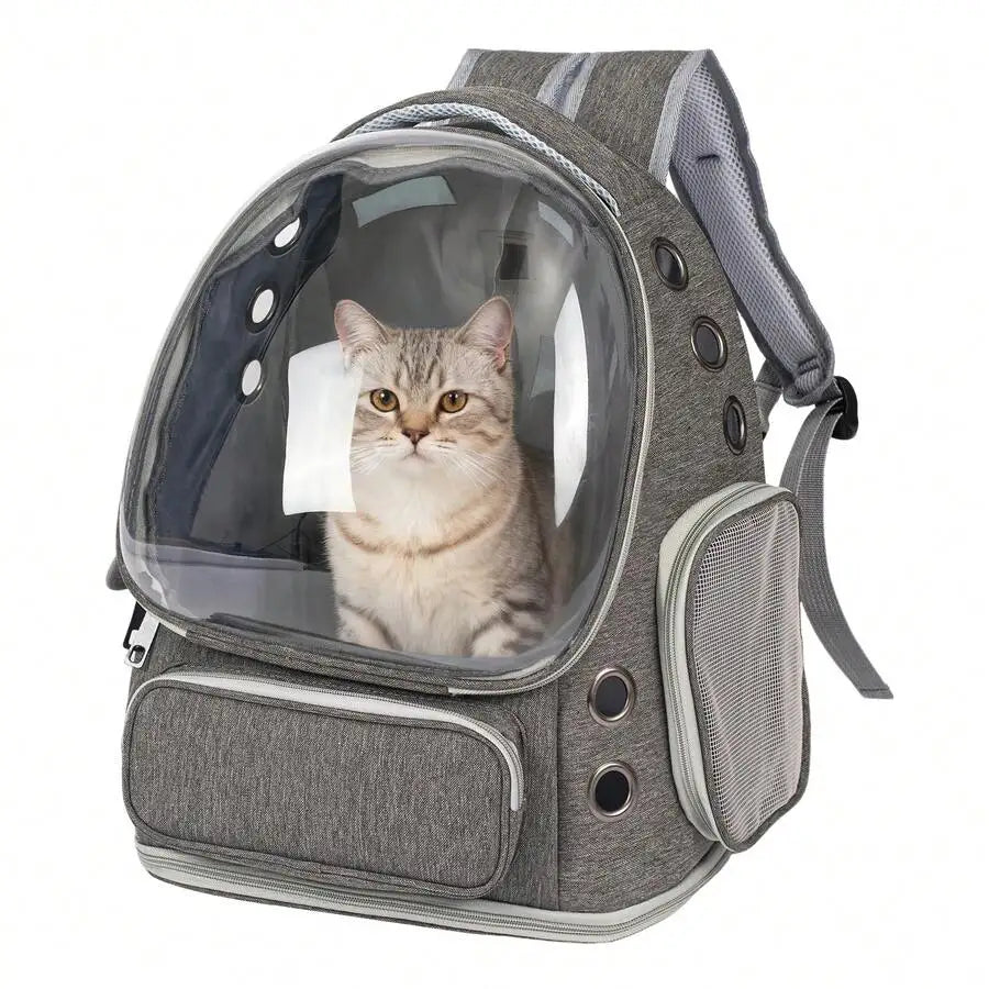 Large Capacity Transparent Cat Backpack.