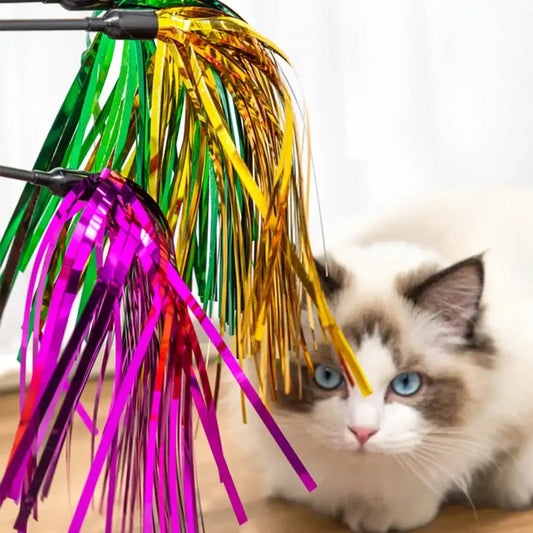 Teaser Wand Kitten Cat Toy.