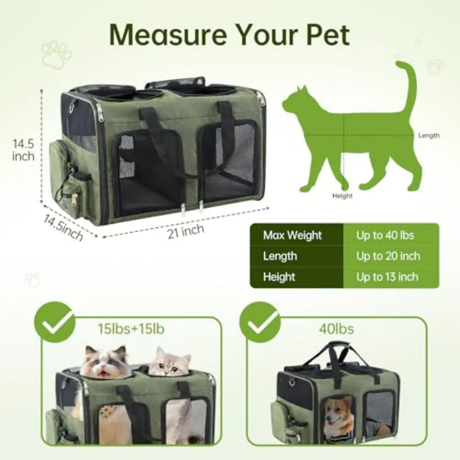 Cat Carrier for 2 Cats.