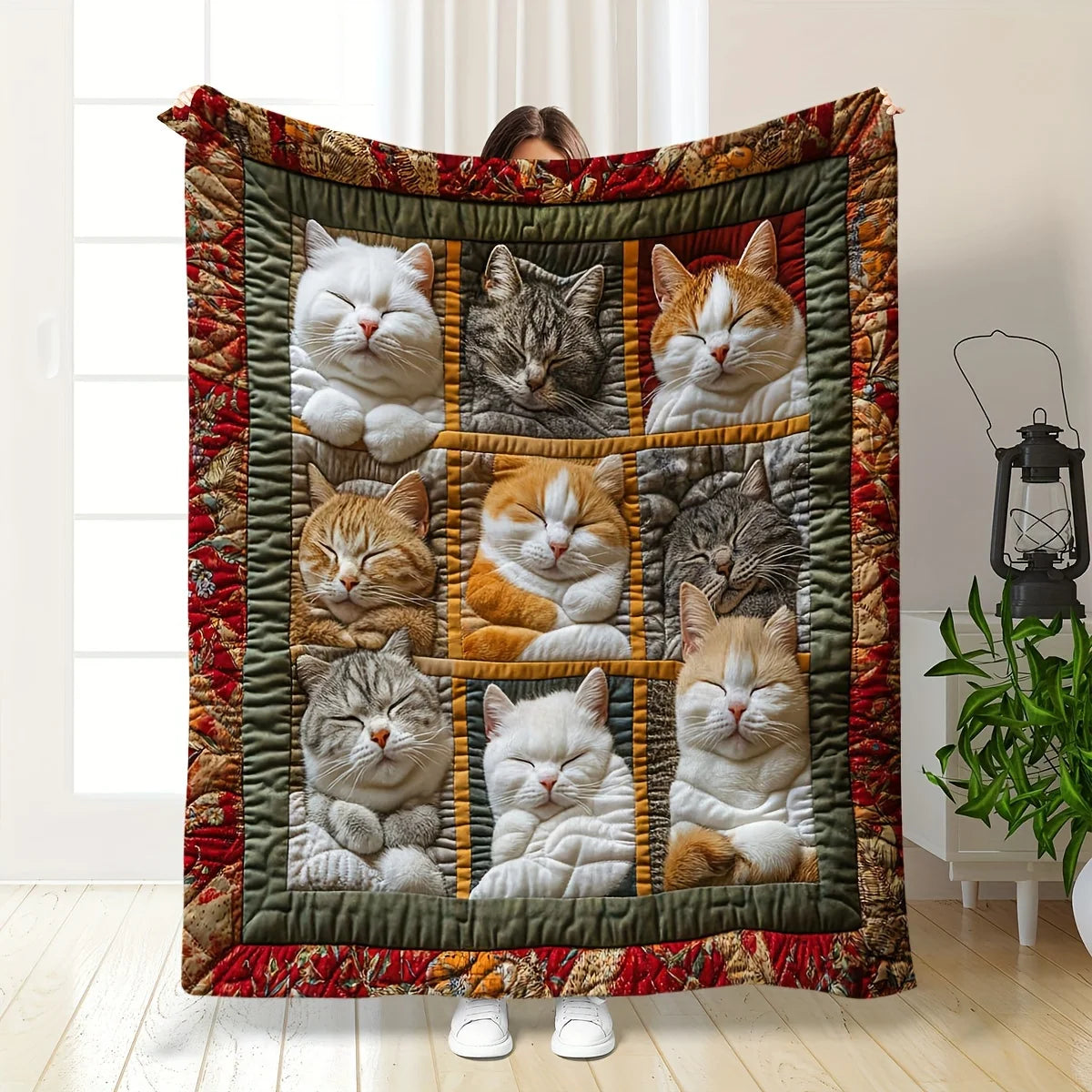 Cat Flannel Blanket.