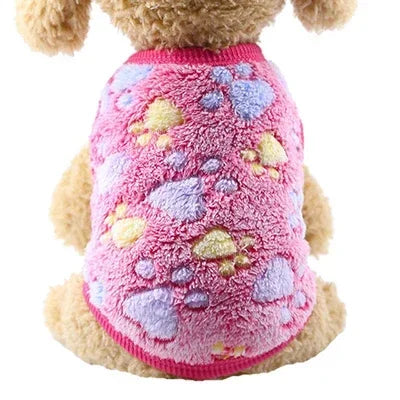 Cartoon Fleece Cat Clothes.