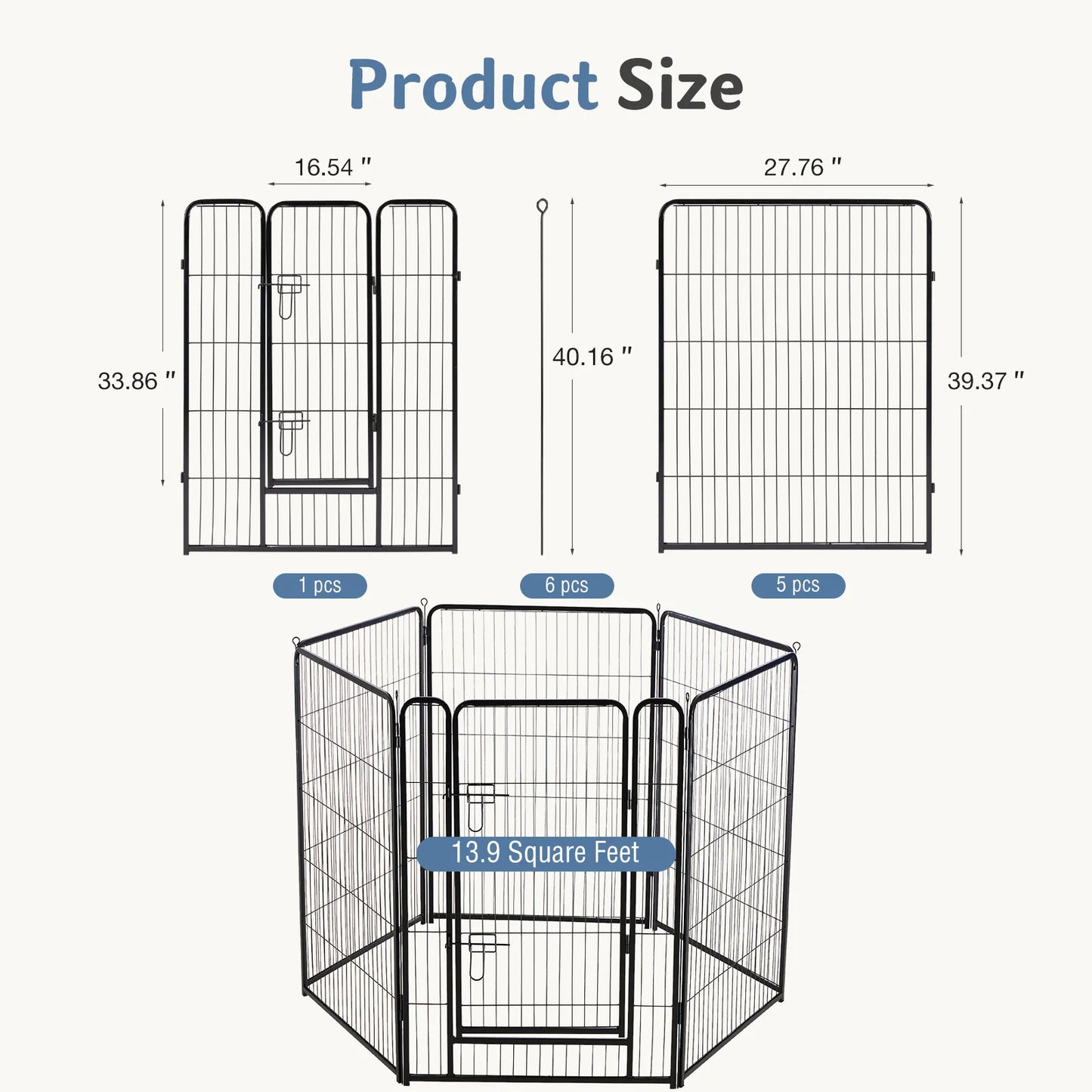 Metal Dog Playpen.