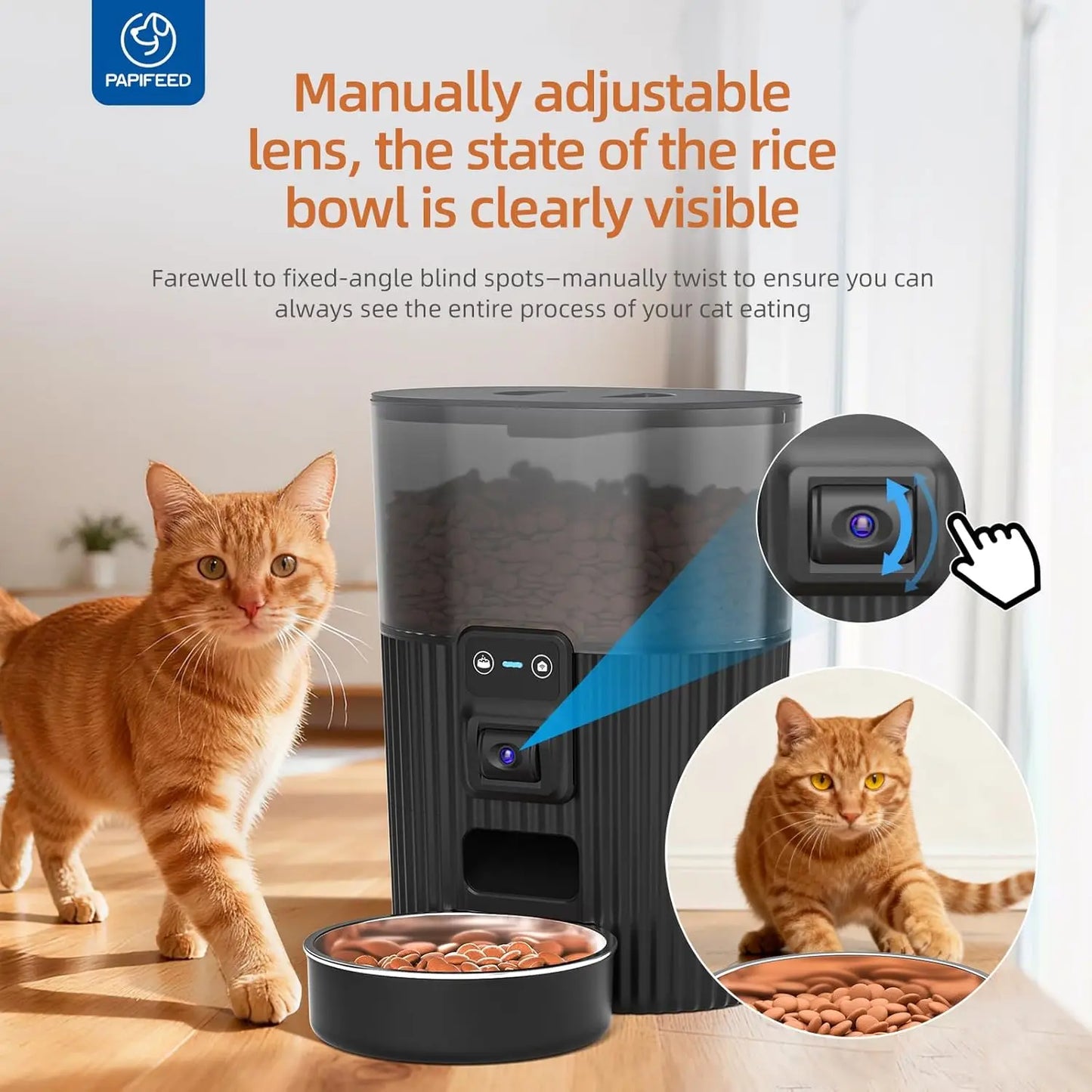 Smart Wi-Fi Pet Feeder.