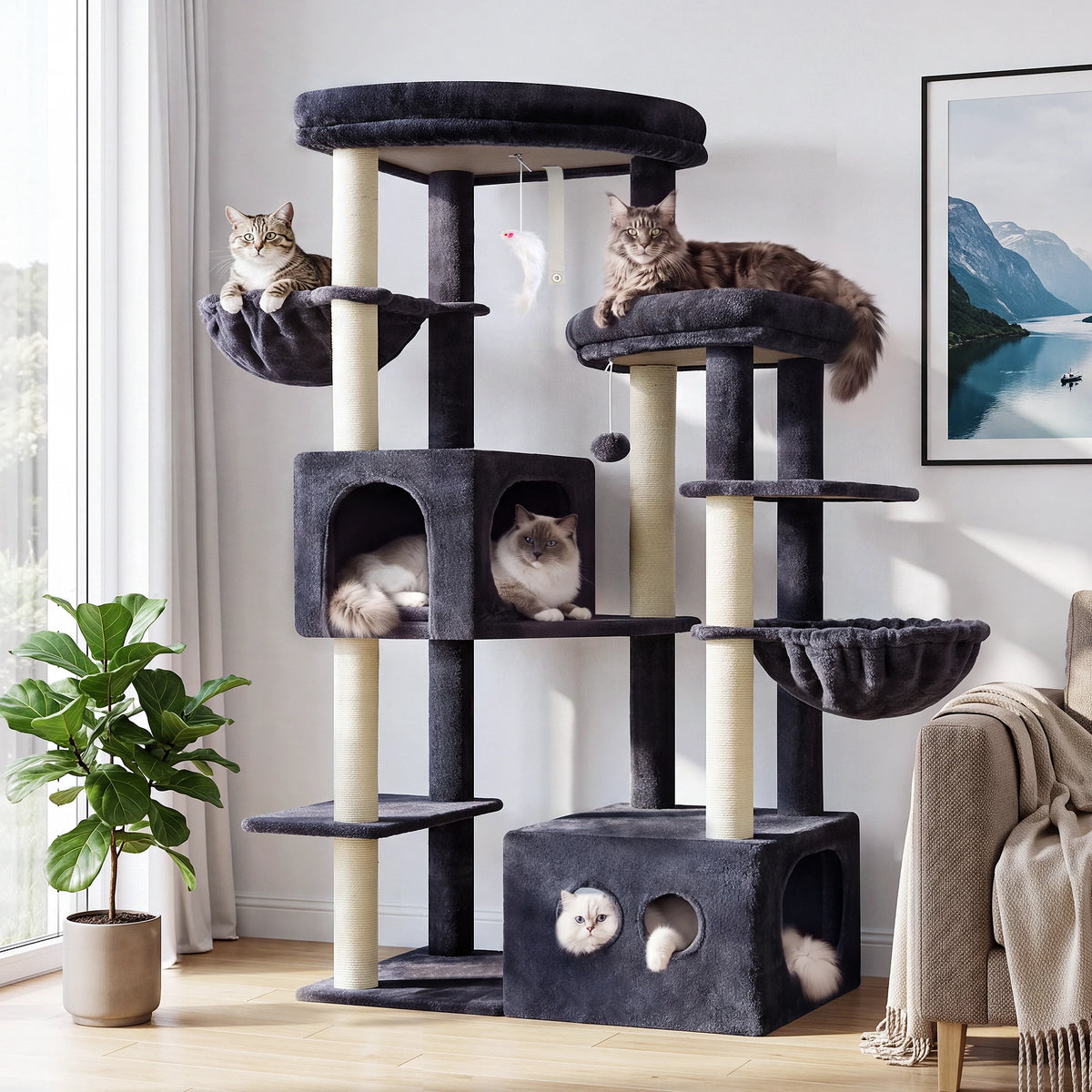 Large Cat Scratcher Tree.