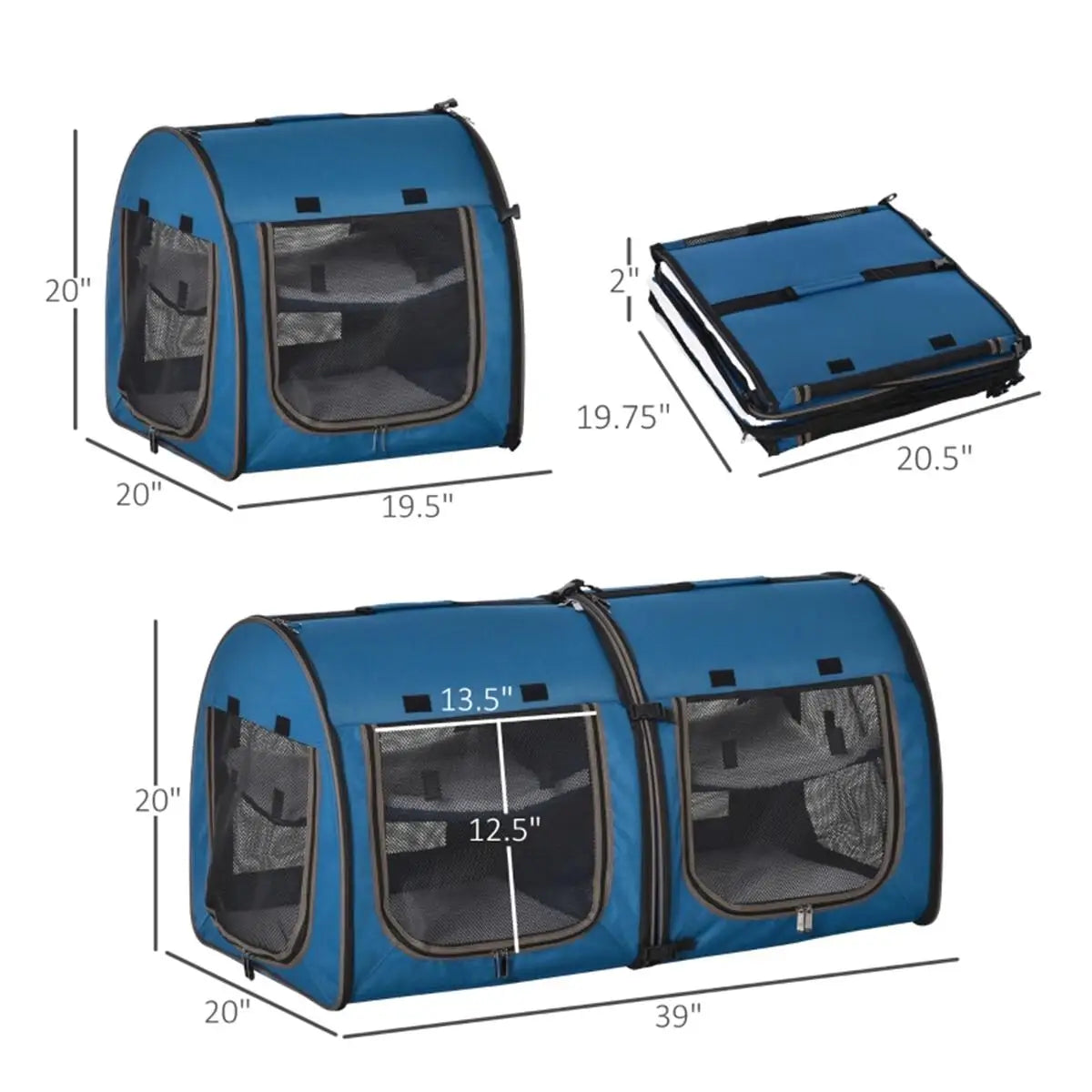 Portable Pet Cat Carrier Bag.