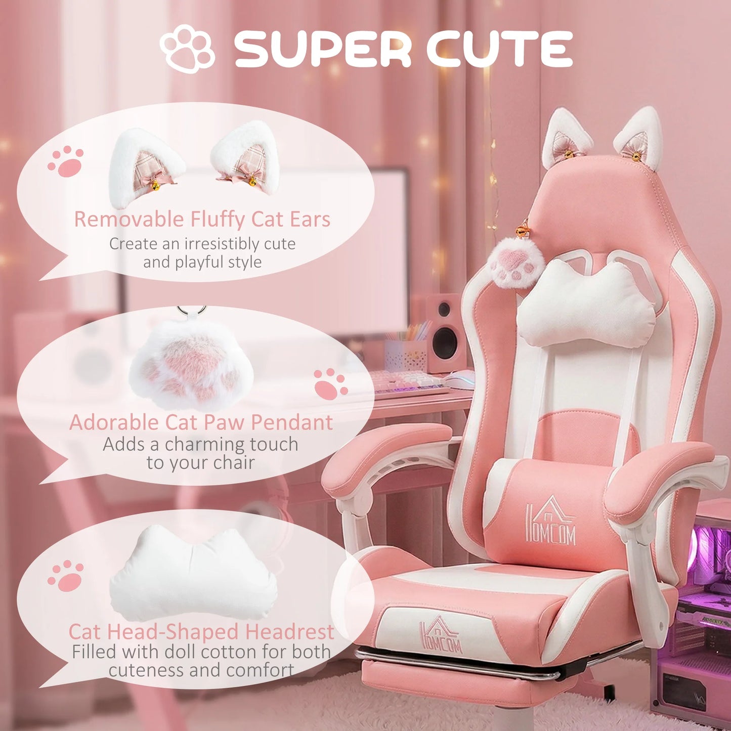 HOMCOM Racing Gaming Chair.