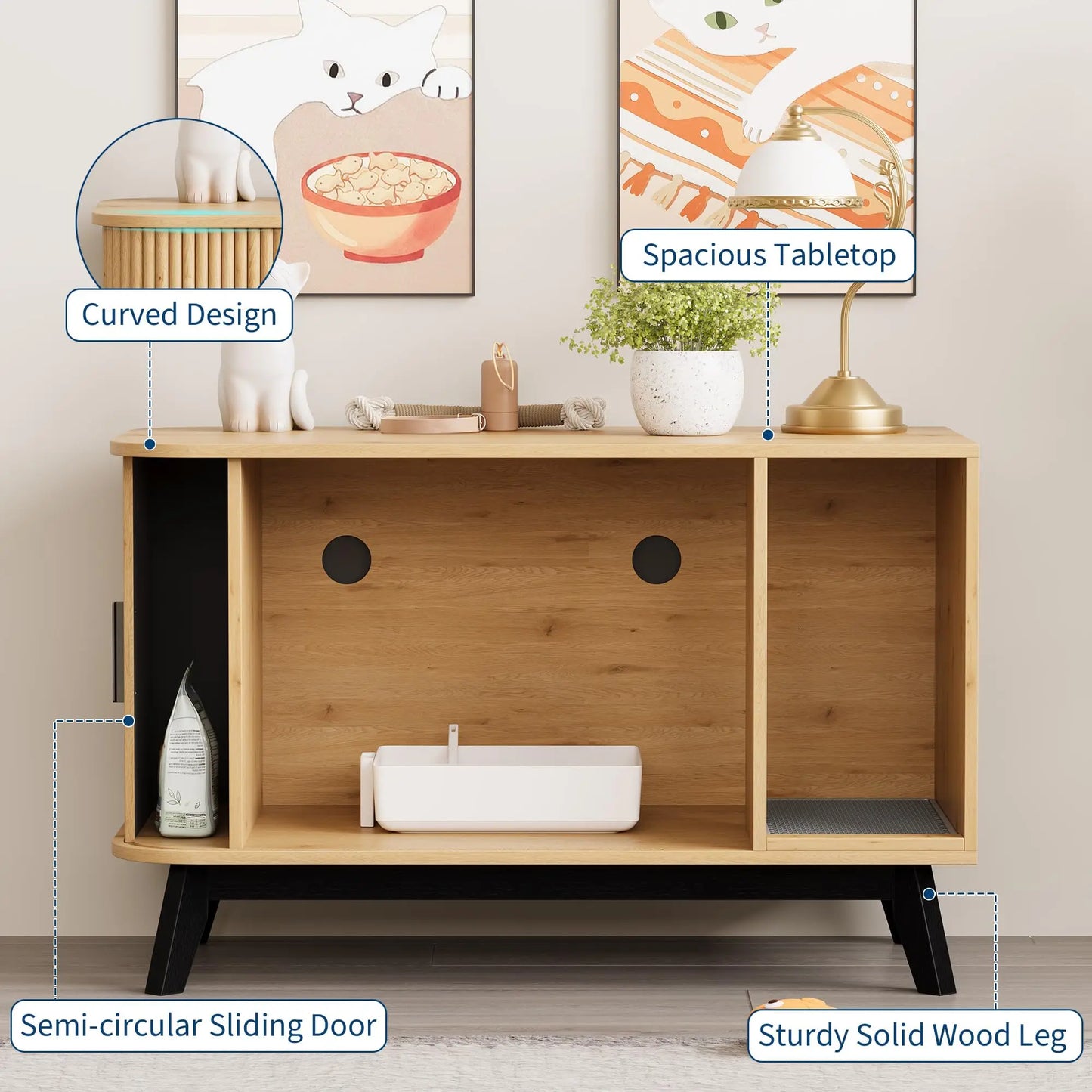 Cat Litter Box Enclosure.