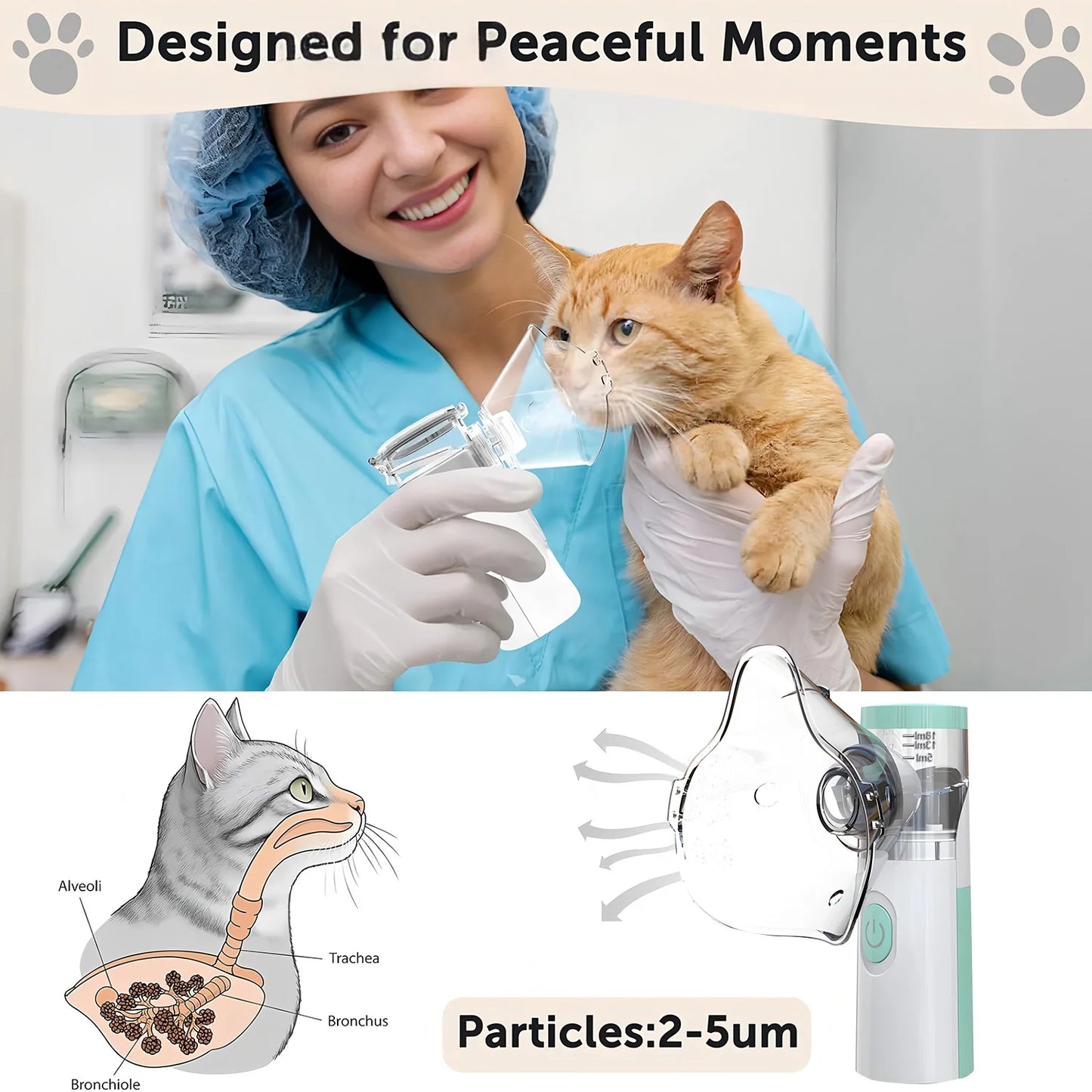 Pet Portable Nebulizer Machine.