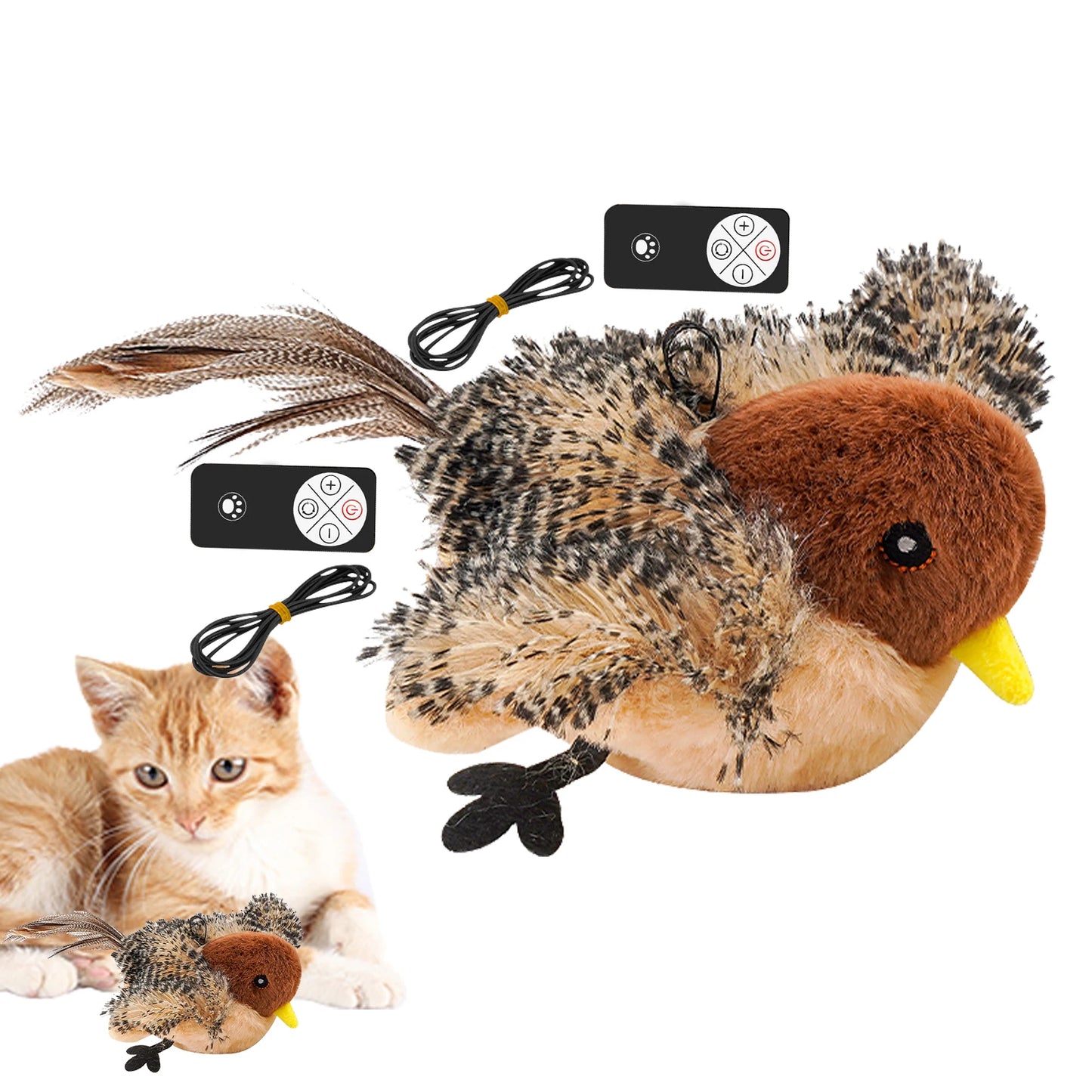 Chirping Bird Cat Toy.