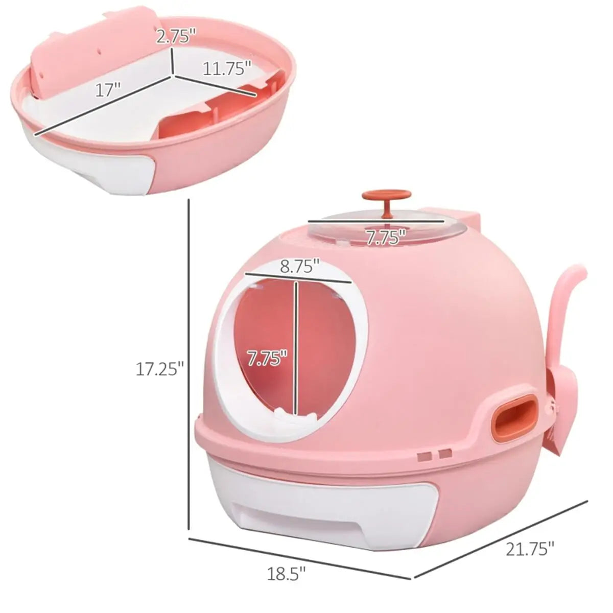 Self-Cleaning Cat Litter Box.