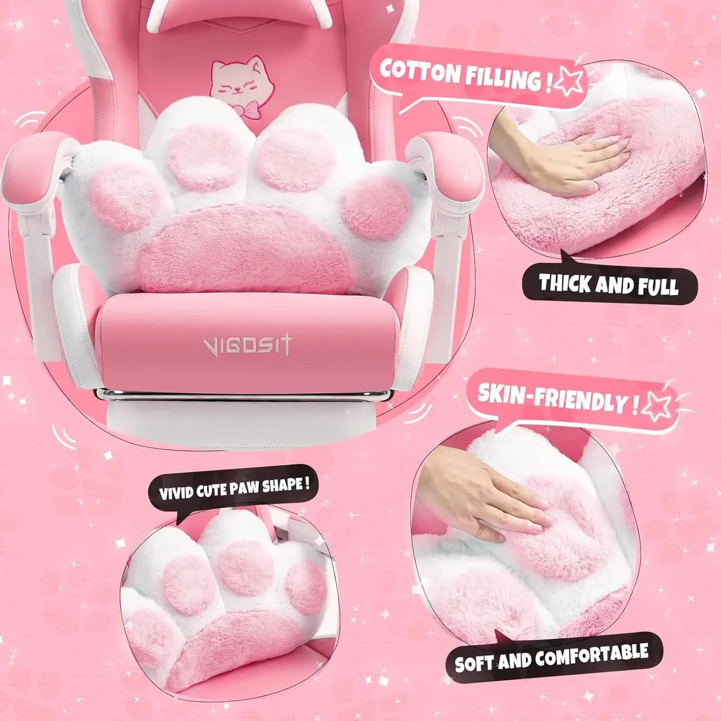 Pink Gaming Chair.