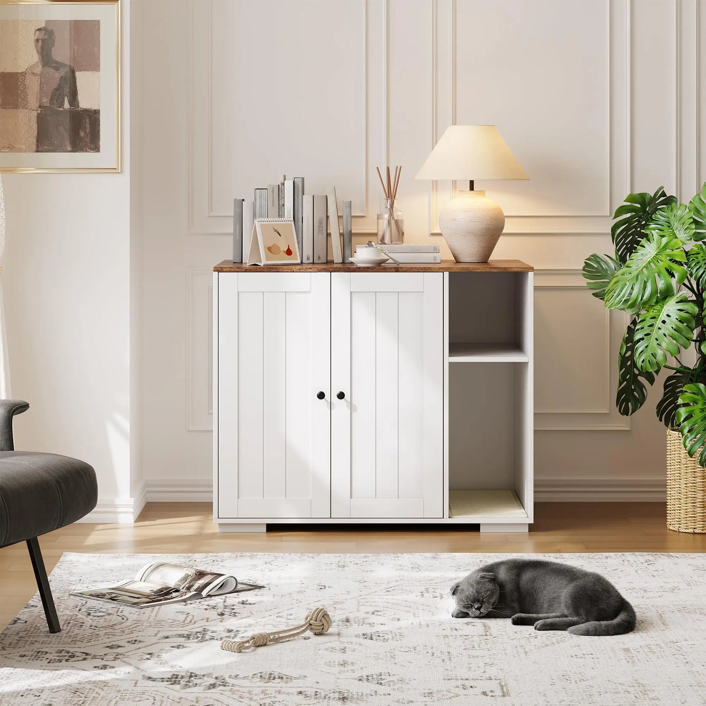 Cat Litter Enclosure.