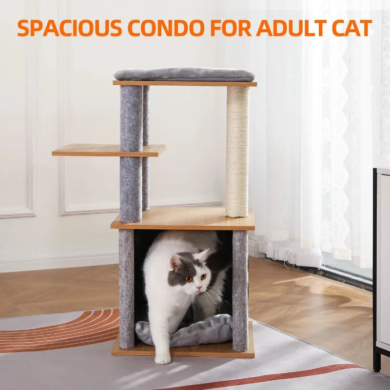 Wooden Cat Tree.