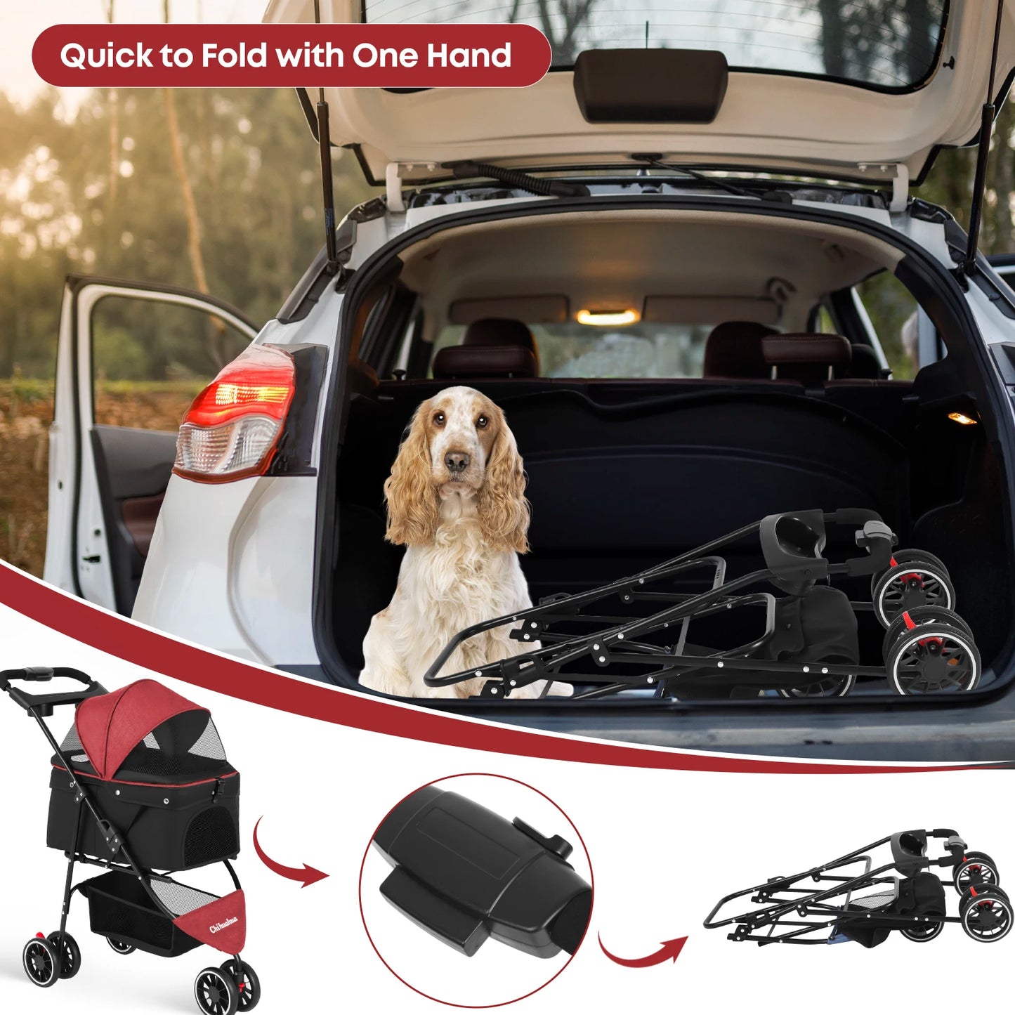 Pet Stroller.