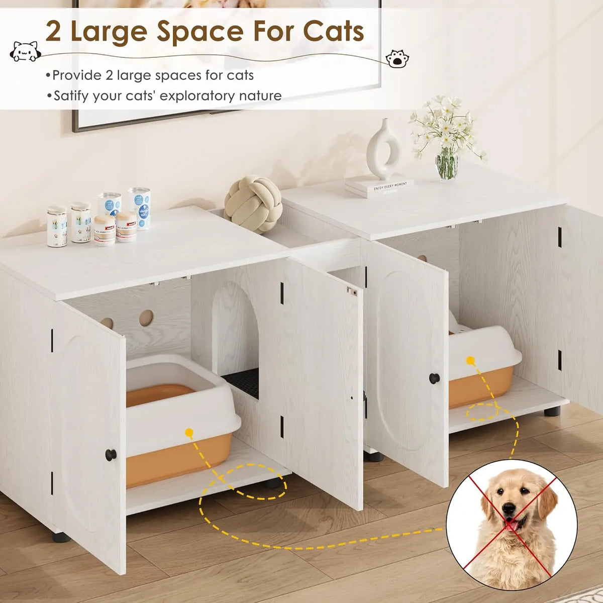 Cat Litter Box Enclosure Furniture.