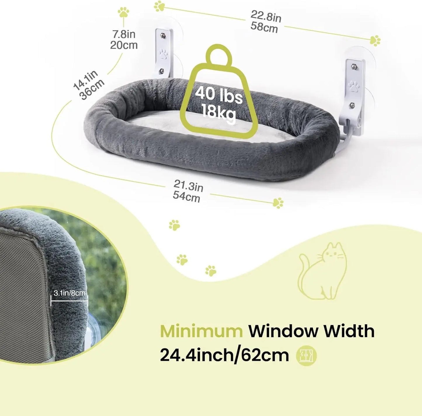 Foldable Cat Window Perch.