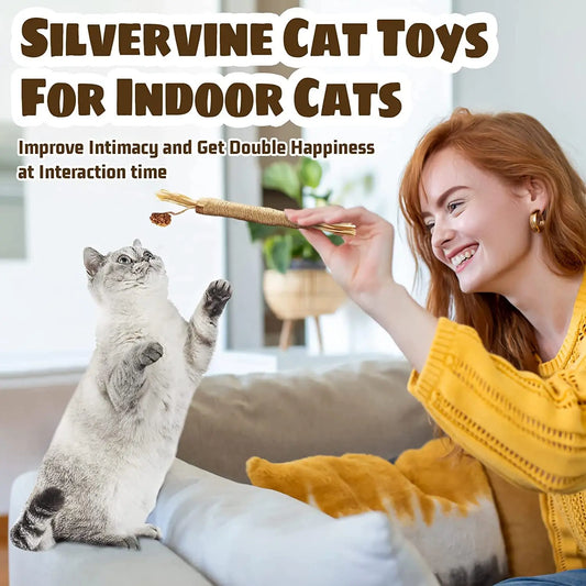Cat Toy Stick Bite.