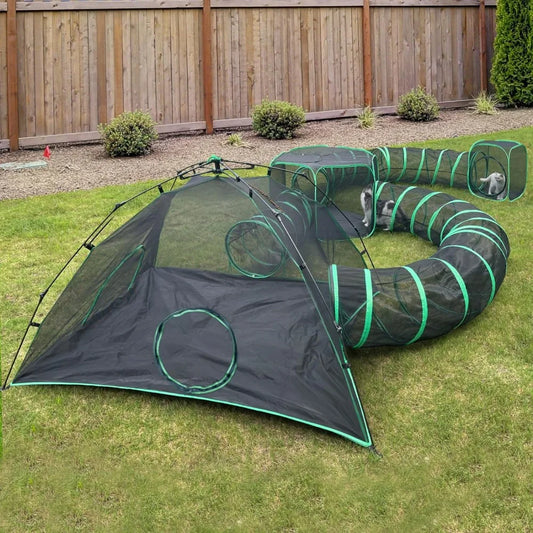 Outdoor Cat Play Tents and Tunnels.