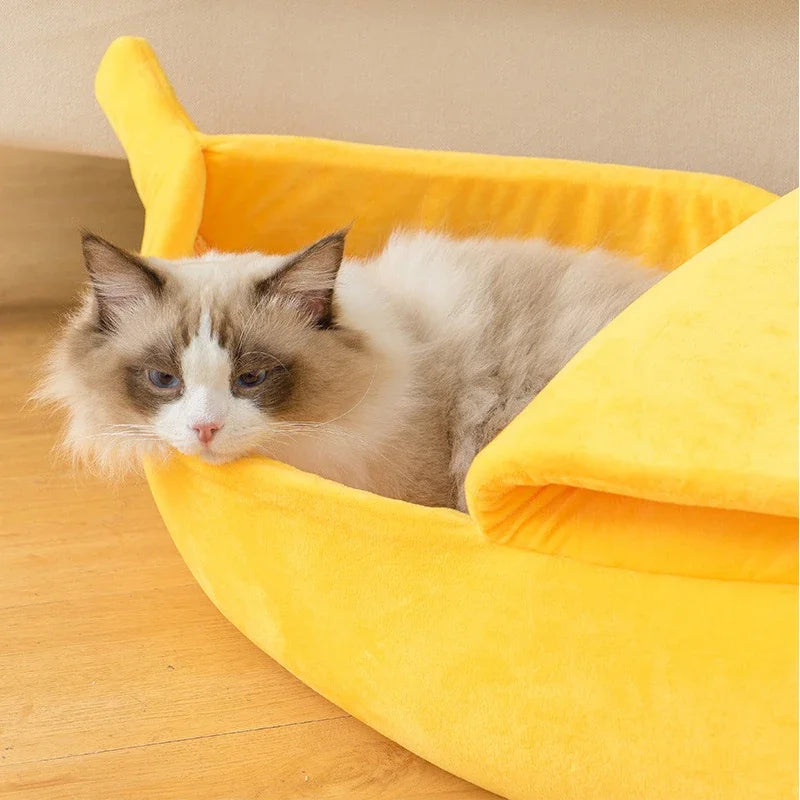 Banana Cat Bed.