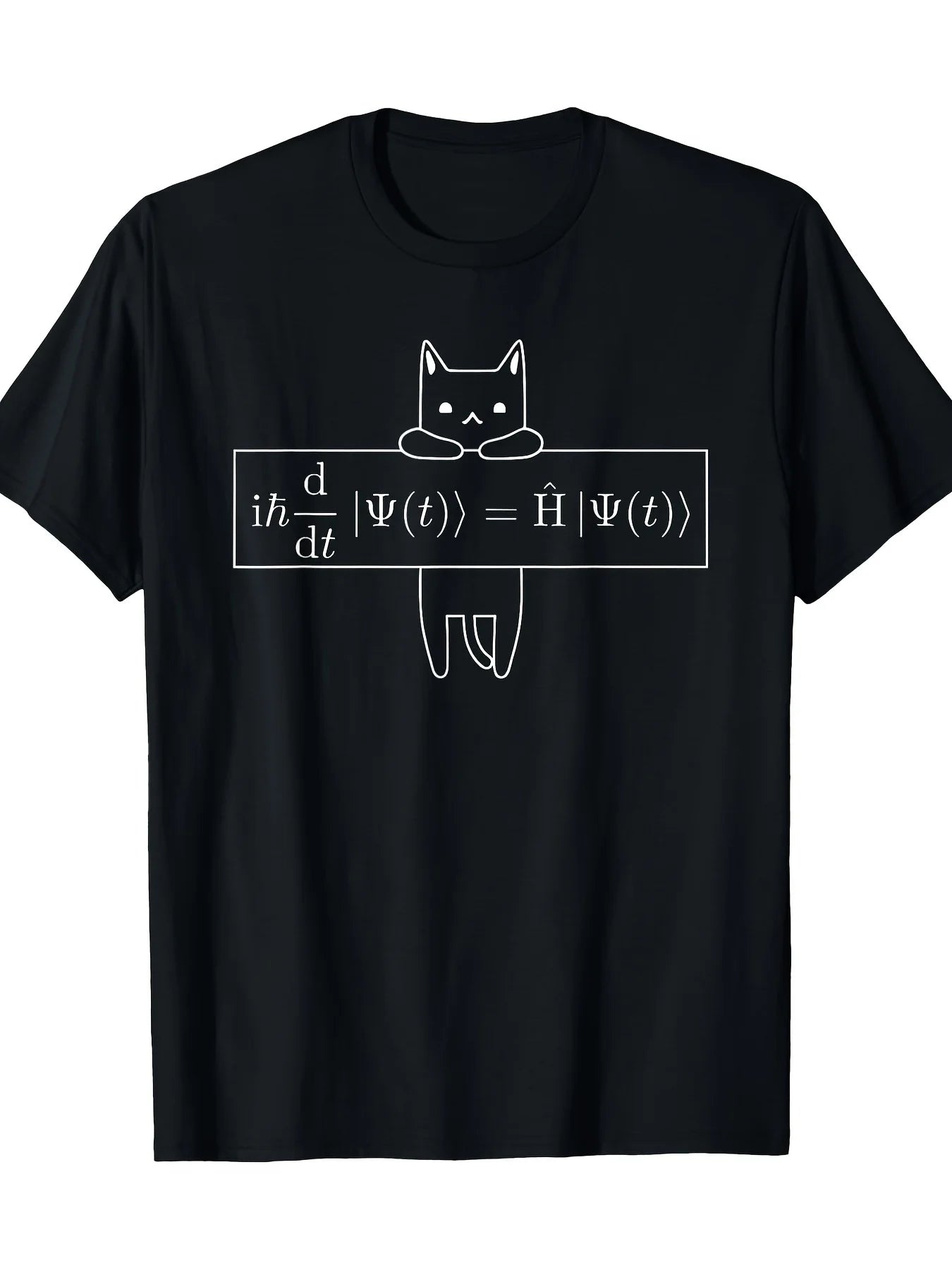 [Quantum Mechanics Cat T-shirt]
