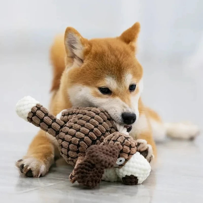 Plush Squeaky Puppy Chew Toys.       I