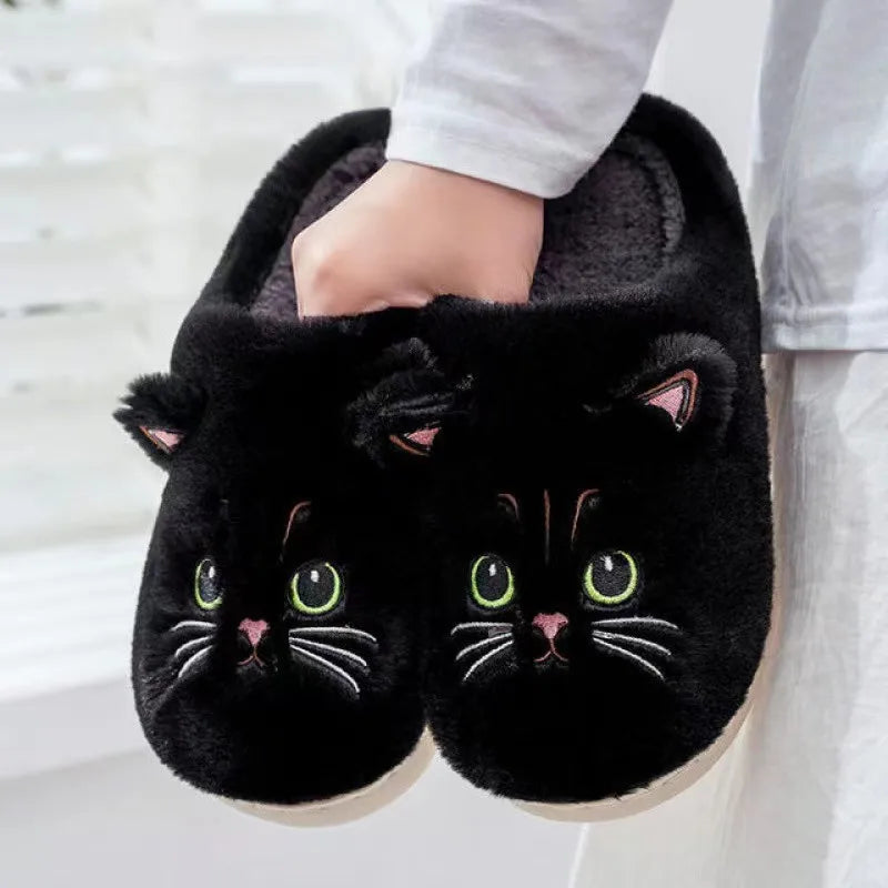 Cat Winter Home Slippers.