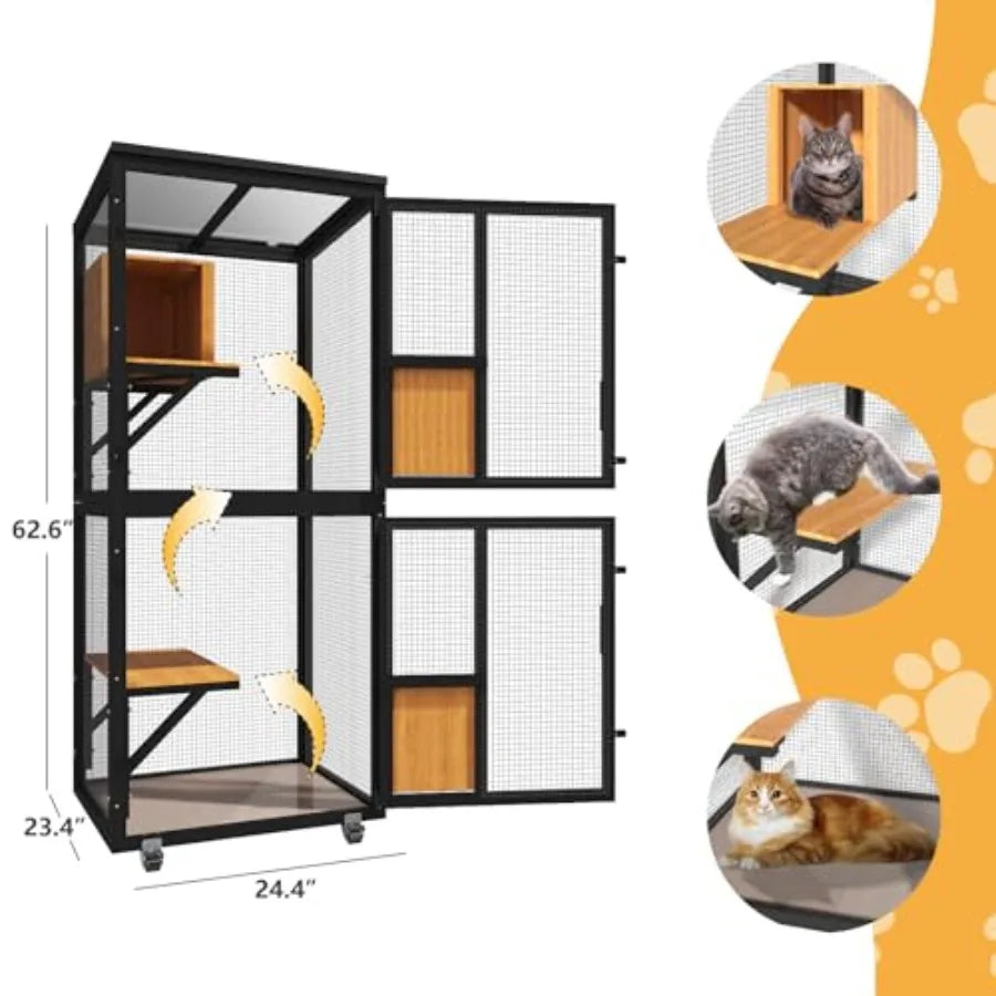 Outdoor Cat Enclosure.