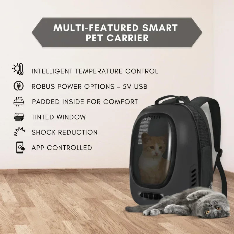 Smart Pet Carrier Backpack for Cats