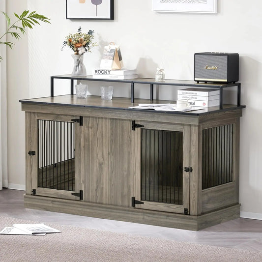 Large Wooden Dog Crate.
