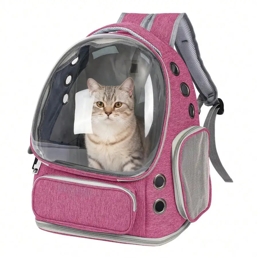 Large Capacity Transparent Cat Backpack.