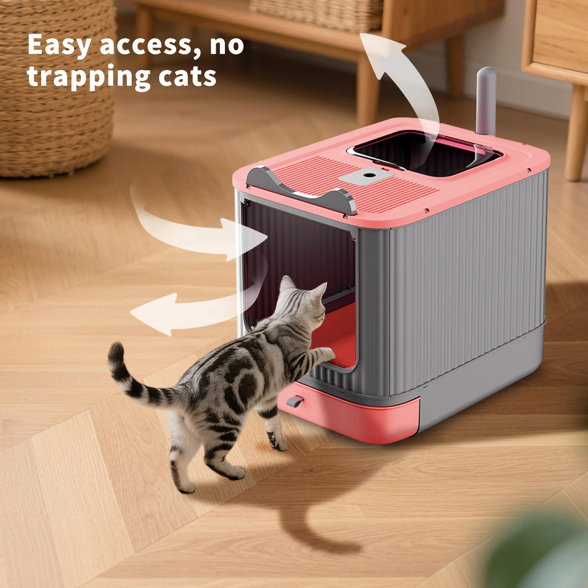 Enclosed for Cat Litter Box Furniture.