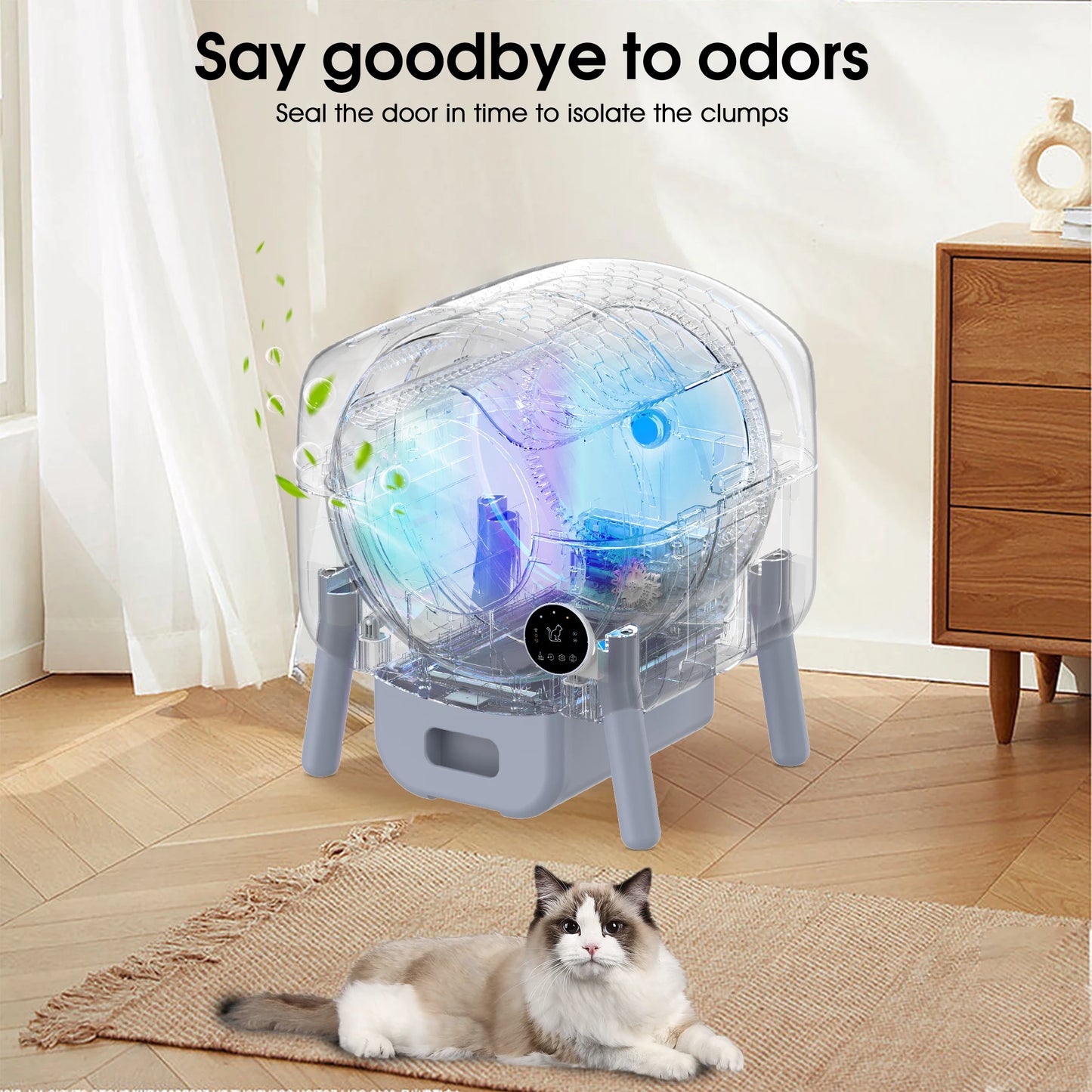 Automatic Smart Cat Litter Box.