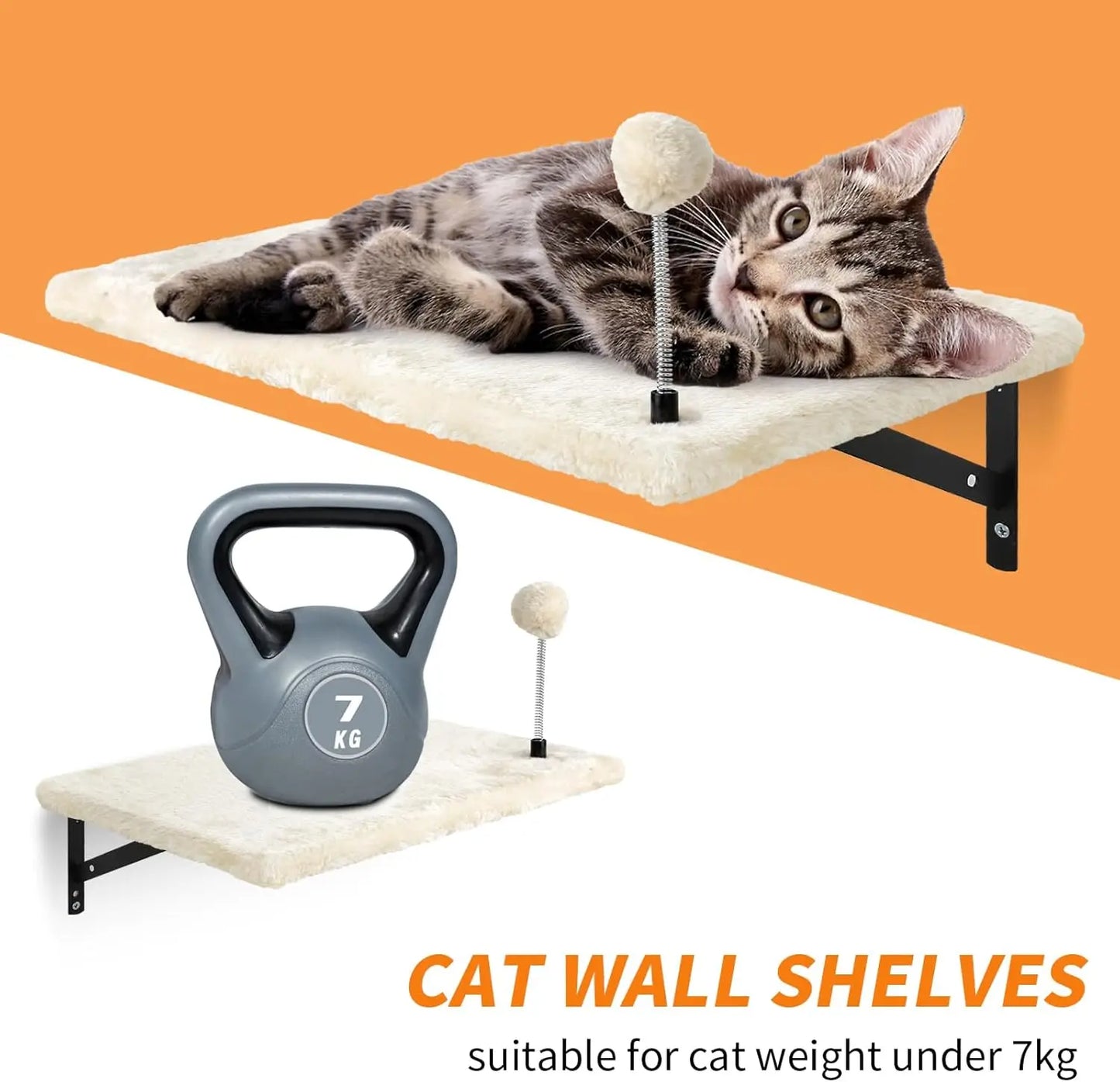 Wall-Mounted Cat Climber.
