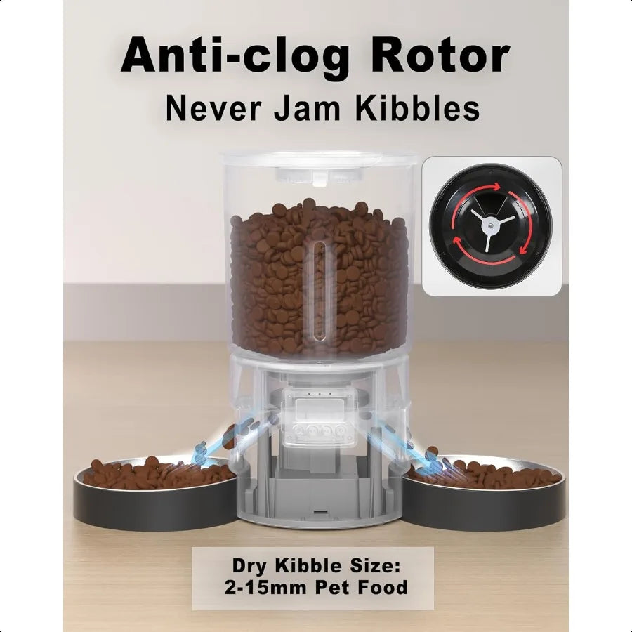 Dual Automatic Cat Feeder.