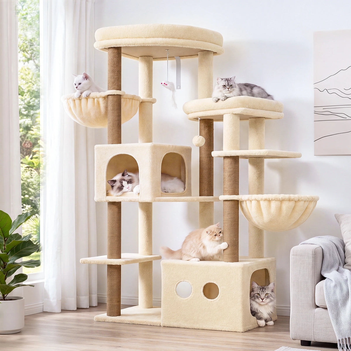 Large Cat Scratcher Tree.