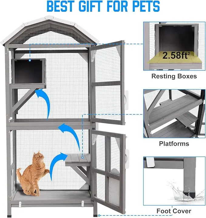 Outdoor Cat House.