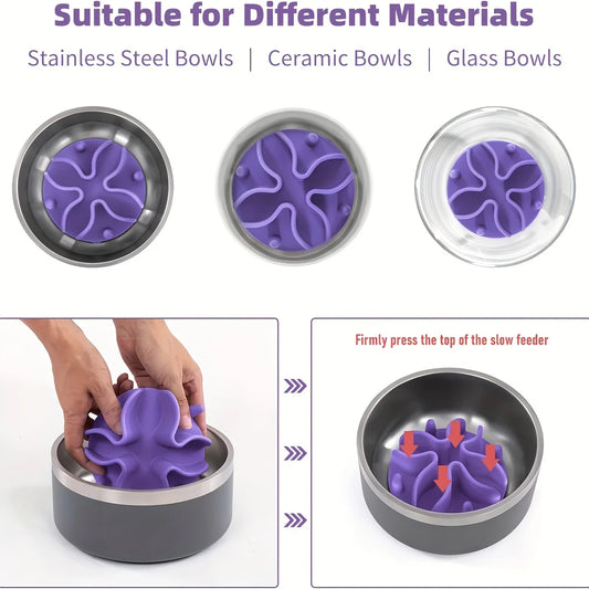 Soft Silicone Slow Feeder.