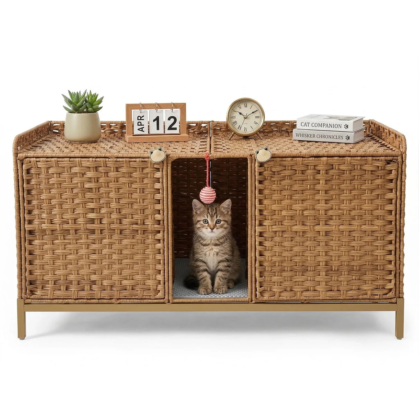 Large Hidden Cat Litter Box Furniture.
