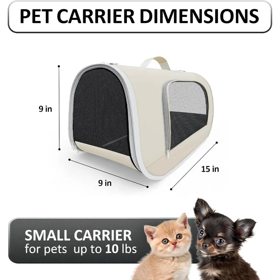 Folding Small Pet Carrier.