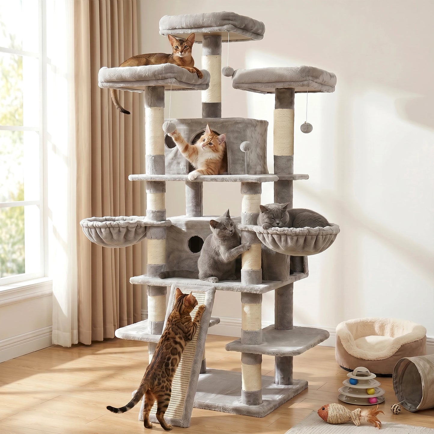 Large Multi-Level Cat Tree Tower.