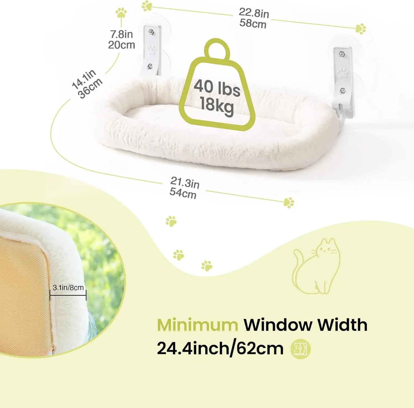 Foldable Cat Window Perch.