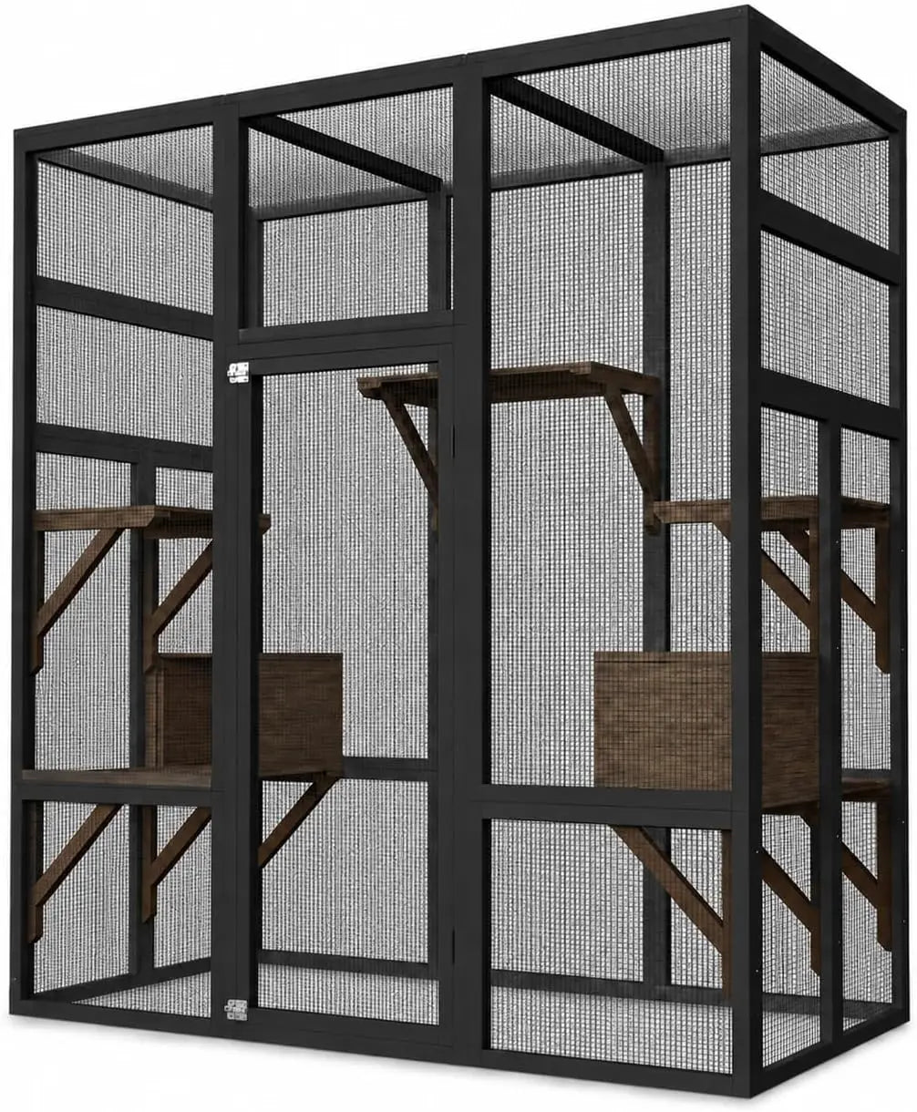 Walk-in Catio Outdoor Cat Enclosure.