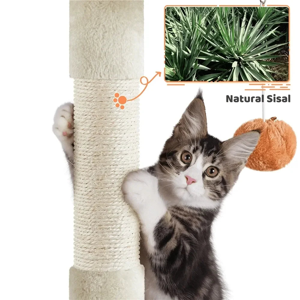 Tall Cute Cat Paw Shaped Cat Tree.