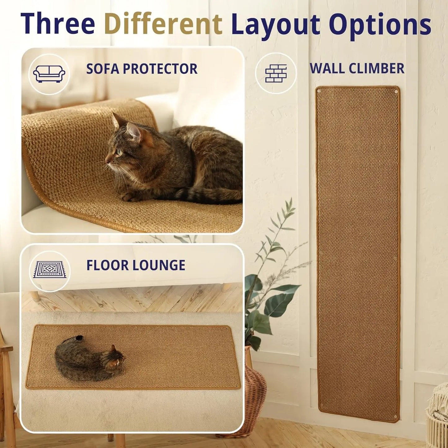 Cat Wall Climbing Carpet.