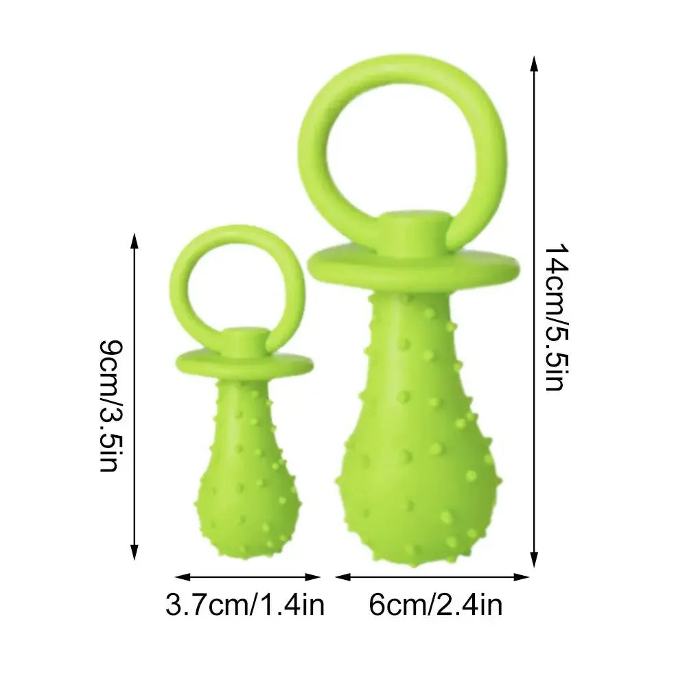 Squeaky Bell TPR Dog Pacifier Toy.