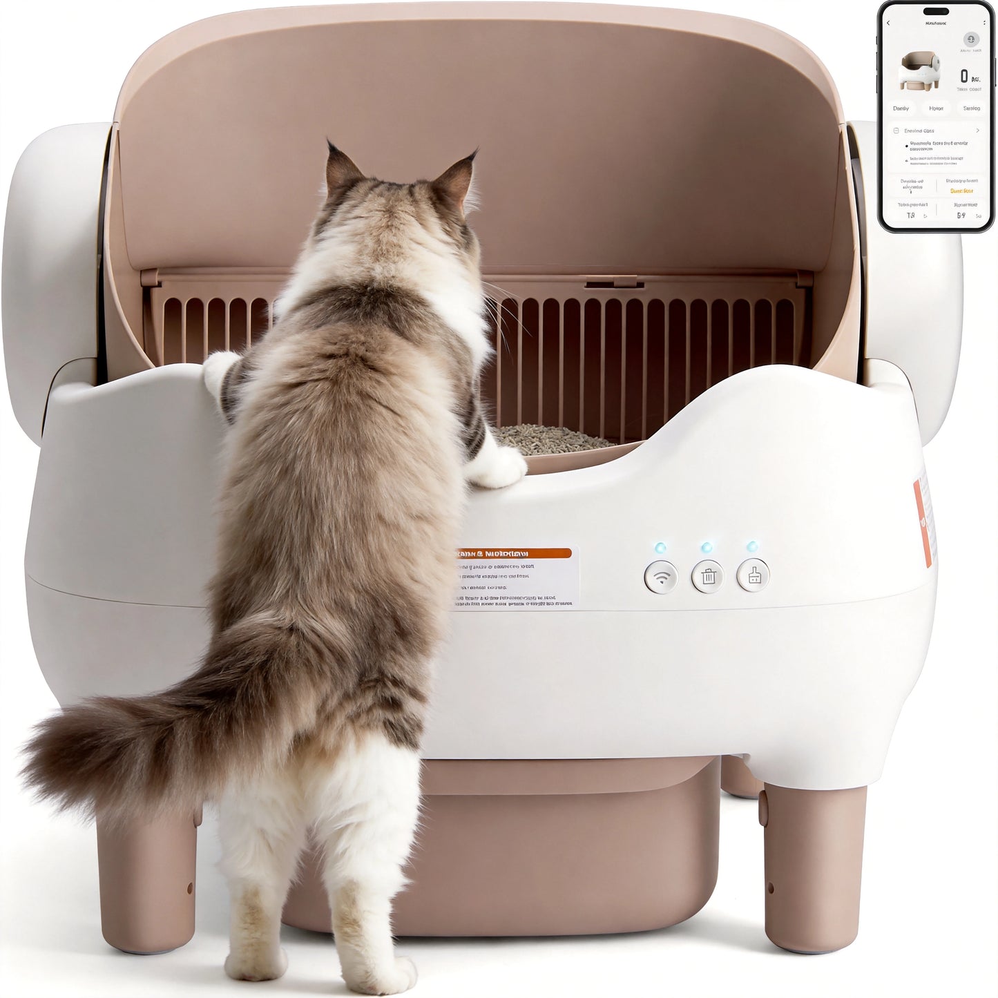 Self-Cleaning Litter Box.